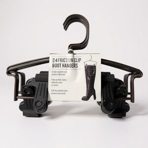 4 Friction Clip Boot Hangers, Space Saving Closet Organizers, Boot Storage‎